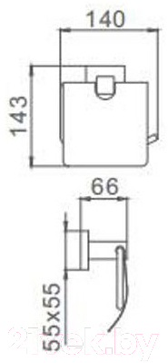 Держатель для туалетной бумаги Ledeme L71803