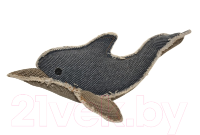 Игрушка для собак Duvo Plus Серый Дельфин / 171303/DV - фото