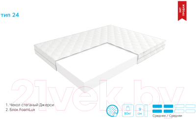 Детский матрас EOS Лайт 24 70x160