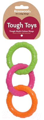 Игрушка для собак Rosewood Три кольца / 40324/RW