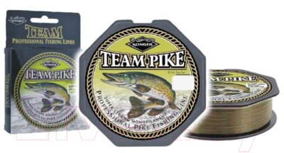 Леска монофильная Konger Team Pike 0.25мм 350м / 214002025