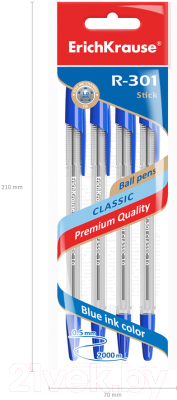 Набор шариковых ручек Erich Krause R-301 / 22032