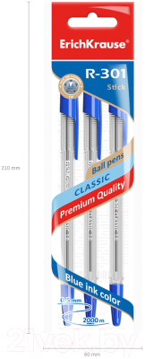 Набор шариковых ручек Erich Krause R-301 / 42618