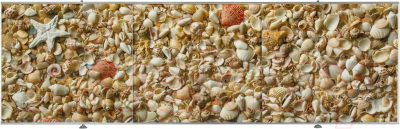 Экран для ванны Comfort Alumin Group Ракушки 3D 170x50 - фото