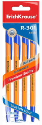 Набор шариковых ручек Erich Krause R-301 Orange / 22189 - фото