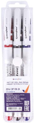 Набор гелевых ручек Darvish DV-319-3 - фото