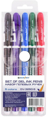Набор гелевых ручек Darvish DV-3250-5 - фото