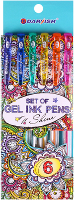 Набор гелевых ручек Darvish DV-11137-6 - фото