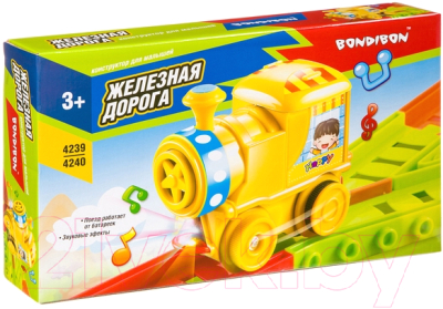 Конструктор Bondibon Железная дорога / ВВ4239 - фото