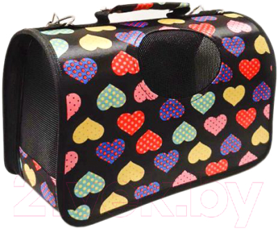 Сумка для животных For Friends Bright Hearts / СП02-L - фото