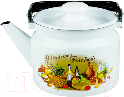 Чайник Лысьвенские эмали Италия С-2710 П2/4Рч - фото