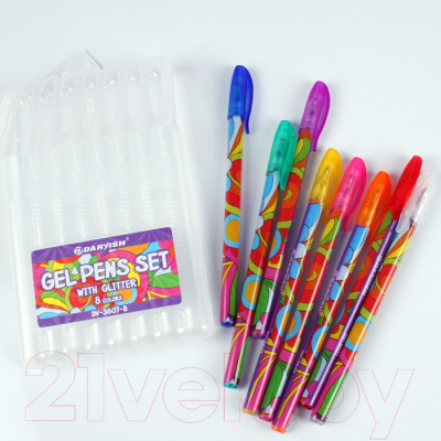 Набор гелевых ручек Darvish DV-3607-8