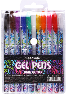 Набор гелевых ручек Darvish DV-1463-10 - фото