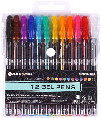 Набор гелевых ручек Darvish DV-12140-12 - фото