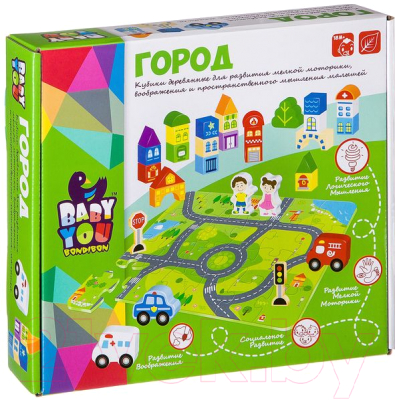 Конструктор Bondibon Город / ВВ2382 - фото
