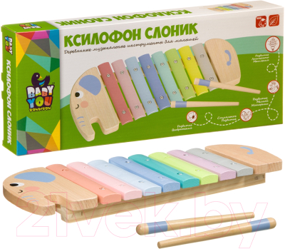 Музыкальная игрушка Bondibon Ксилофон Слоник / ВВ4014