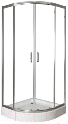 Душевой уголок BelBagno Uno-195-R-2-90-C-Cr - фото