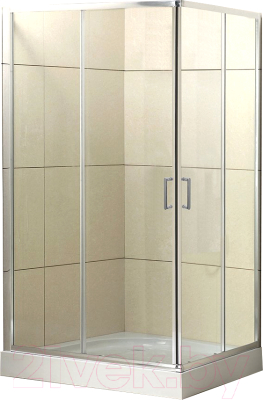 Душевой уголок BelBagno UNO-195-AH-2-100/80-C-Cr - фото