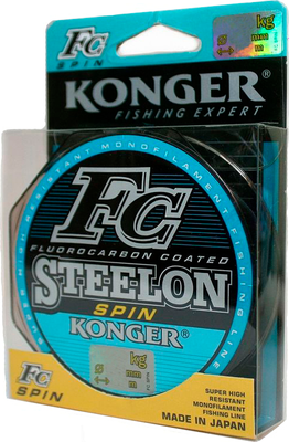 Леска монофильная Konger Steelon Fc-1 Spin 0.14мм 150м / 233150014 - фото