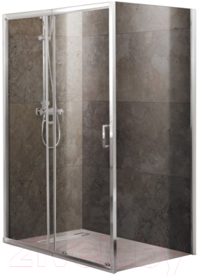 Душевой уголок BelBagno UNIQUE-AH-1-100/115-90-C-Cr - фото