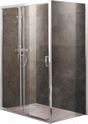 Душевой уголок BelBagno UNIQUE-AH-1-120/135-90-C-Cr - фото