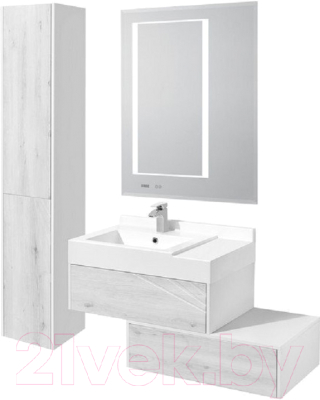 Шкаф-пенал для ванной Акватон Сакура (1A219903SKW8R)