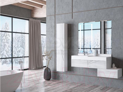 Шкаф-пенал для ванной Акватон Сакура (1A219903SKW8R)