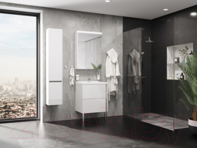 Шкаф-пенал для ванной Акватон Стоун (1A228403SX01L)