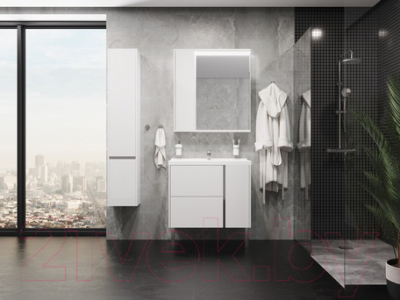 Шкаф-пенал для ванной Акватон Стоун (1A228403SX01L)