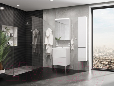 Шкаф-пенал для ванной Акватон Стоун