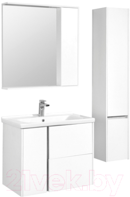 Шкаф-пенал для ванной Акватон Стоун