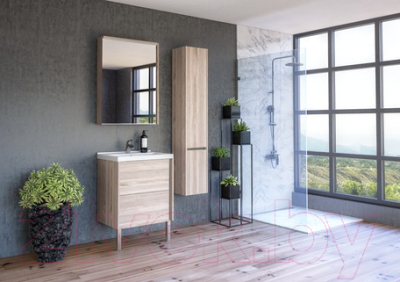 Шкаф-пенал для ванной Акватон Стоун