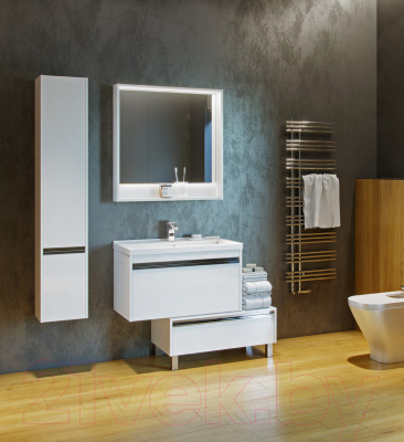 Шкаф-пенал для ванной Акватон Капри (1A230503KP01L)