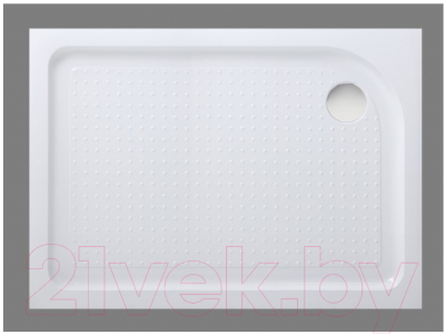 Душевой поддон BelBagno TRAY-BB-AH-100/80-15-W-R