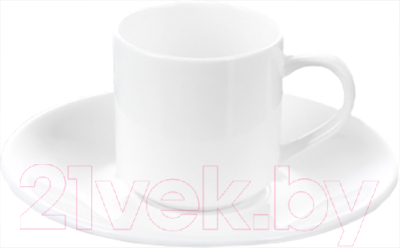 Чашка с блюдцем Wilmax WL-993007/АВ - фото