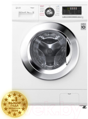 Стирально-сушильная машина LG Steam F1496ADS3 - фото