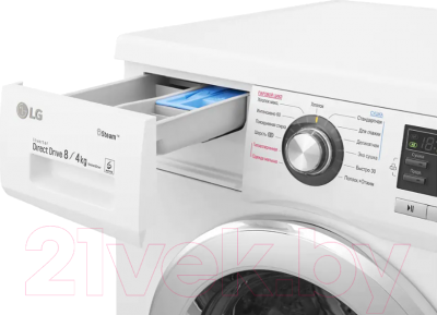 Стирально-сушильная машина LG Steam F1496ADS3