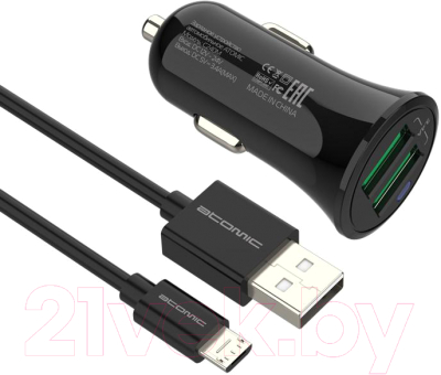 Зарядное устройство автомобильное Atomic C240M