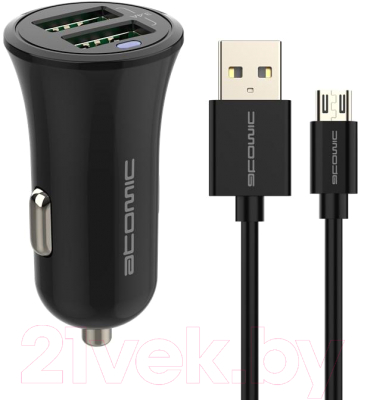 Зарядное устройство автомобильное Atomic C240M