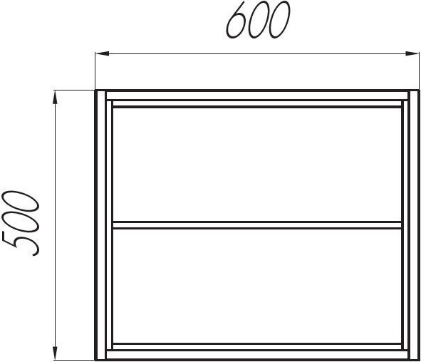 Тумба под умывальник Акватон Брук 60