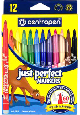 Фломастеры Centropen Just Perfect / 2510 1201 - фото