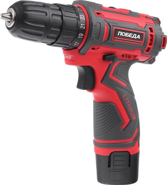 Аккумуляторная дрель-шуруповерт Победа ДА-12П/2 Ли
