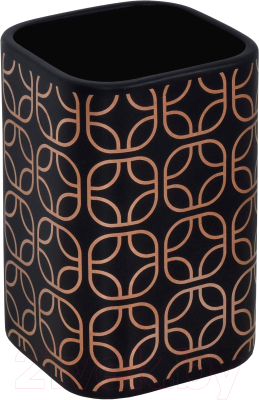 Стакан для зубной щетки и пасты Bisk Glossy 07969 - фото