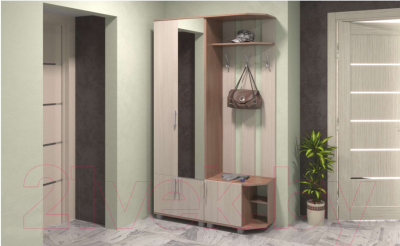 Секция в прихожую Modern Карина К82 (венге/дуб млечный)