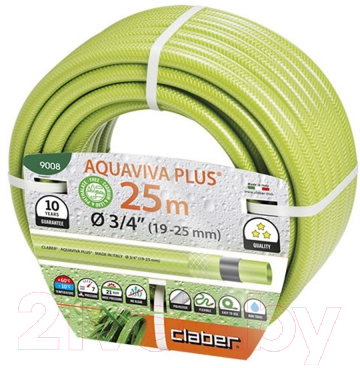 Шланг поливочный Claber Aquaviva Plus 3/4'' / 9008 - фото