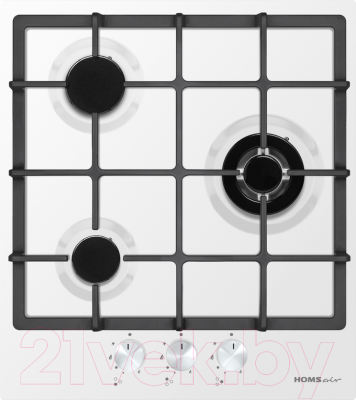 Газовая варочная панель HOMSair HGE433TGCWH - фото