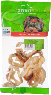 Лакомство для собак TiTBiT Ракушки говяжьи / 319915 - фото