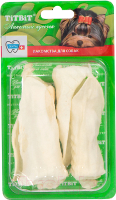 Лакомство для собак TiTBiT Ухо баранье / 6032 - фото