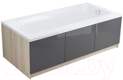 Ванна акриловая Cersanit Smart 170x80 L / P-WP-SMARTx170-LNL (с каркасом)