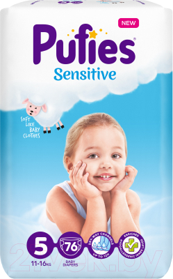 Подгузники детские Pufies Sensitive Junior 11-16кг - фото